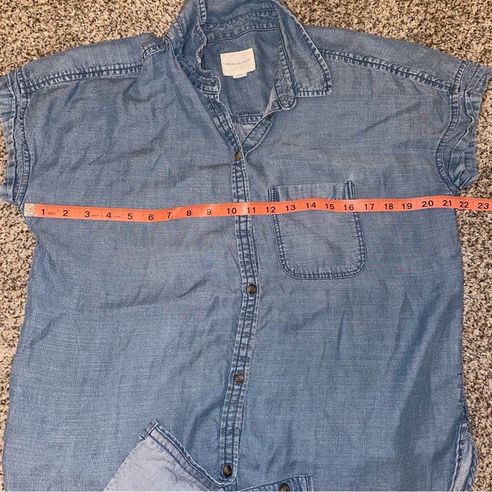 American Eagle Button Down Size Small - image 4